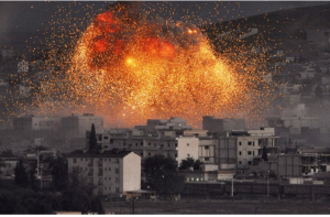 ISIS attack in Kobani, Syria 